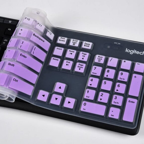 Keyboard Cover for Logitech MK270 MK295 Keyboard, Logitech MK295 MK270 MK260 MK2 - Picture 5 of 6